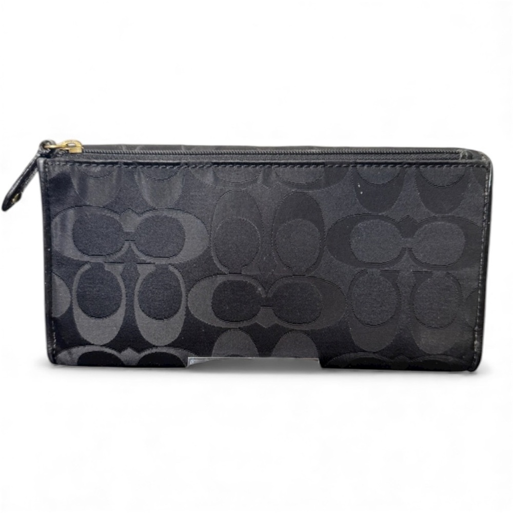 Coach Alexandra Signature Leather Wallet - EUC - Picture 2 of 6